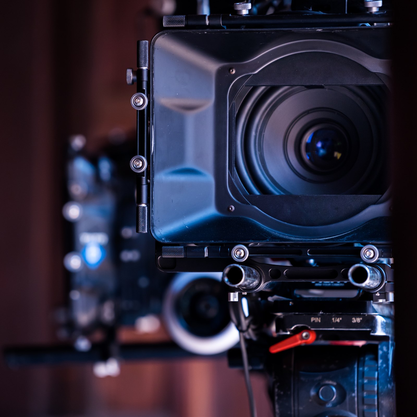 Color grading controls glowing on an editing screen